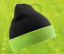 RECYCLED BLACK COMPASS BEANIE