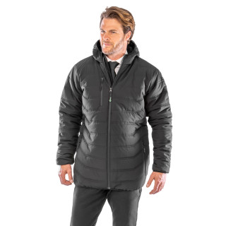 BLACK COMPASS PADDED WINTER JACKET